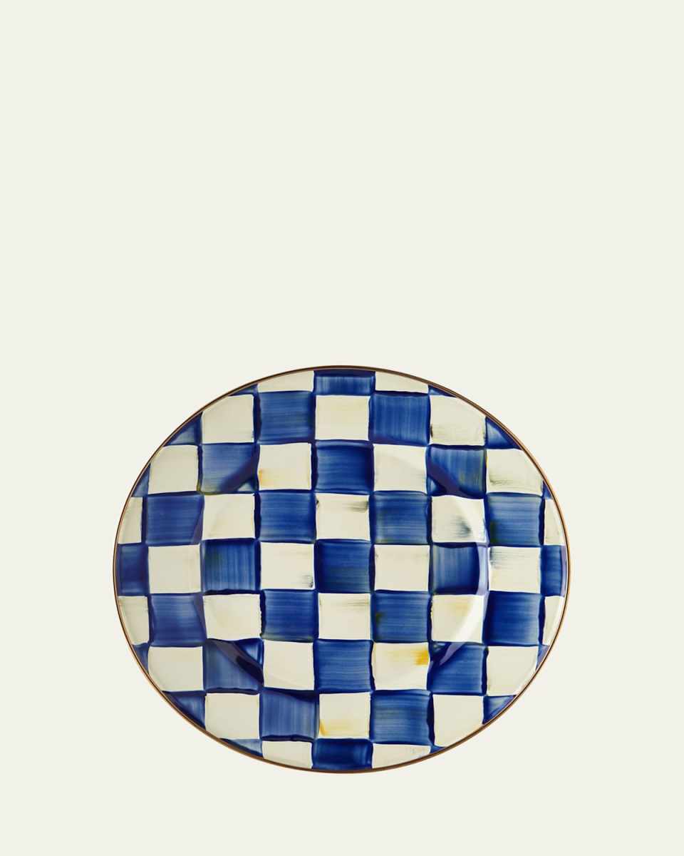 Royal Check Dinner Plate